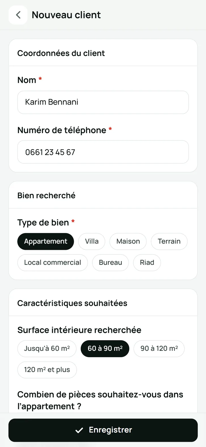 Record their request without typing everything